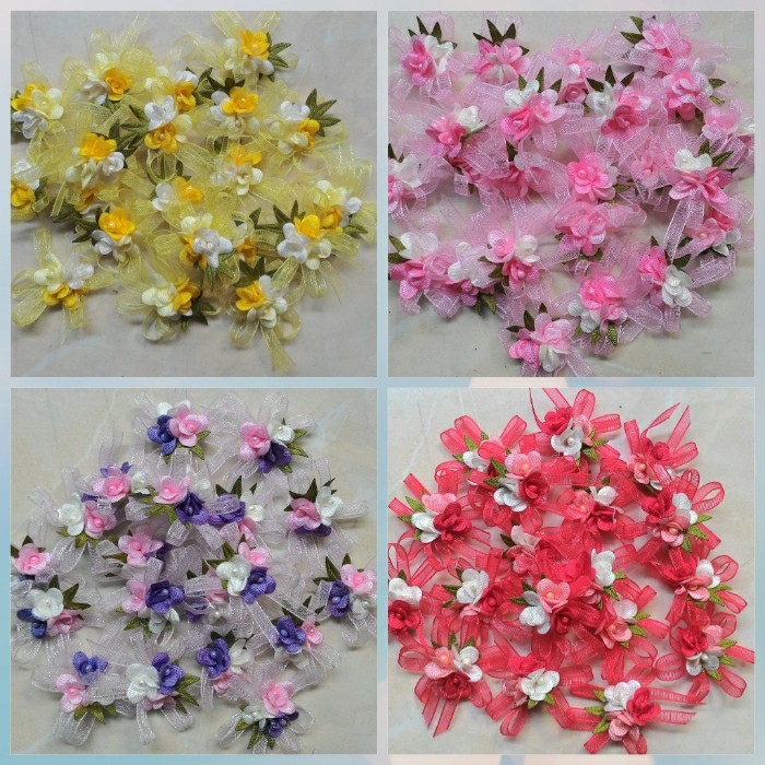 

TERLARIS!!! Pita bunga diameter 3 cm kode 9010