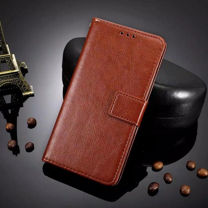 FLIP COVER XIAOMI REDMI 9T WALLET LEATHER CASE DOMPET CASING KULIT - HITAM, REDMI 9T