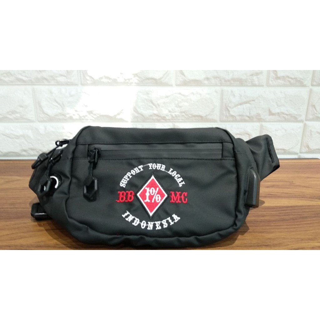 Waistbag Official Merchandise Bikers Brotherhood 1 % MC Indonesia