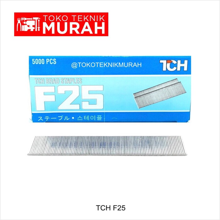 TCH F25 Isi Staples Paku Tembak F 25 Staple Air Nails 25mm