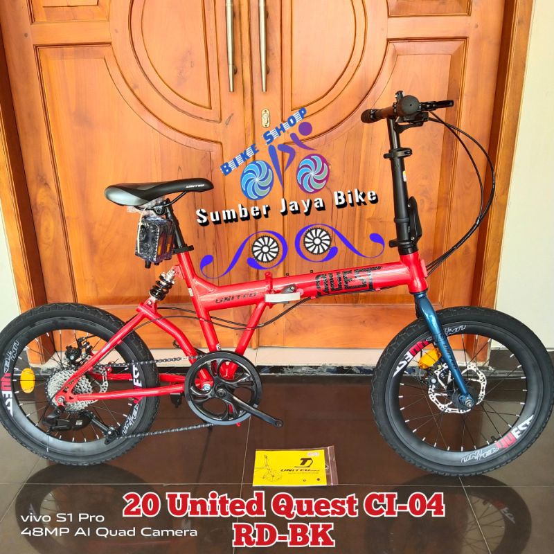 Sepeda Lipat 20 Inch United QUEST CI-04