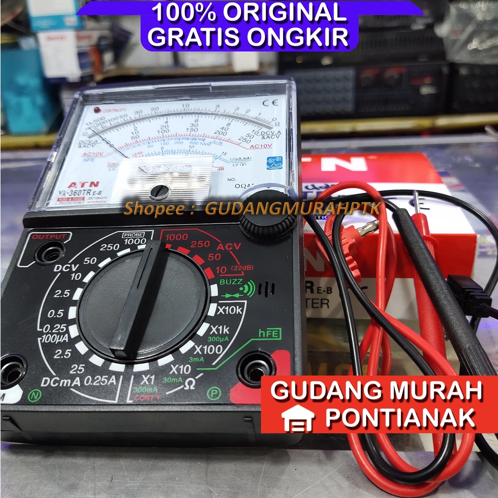 Multimeter ATN YX 360 TRD Multitester Avometer Analog