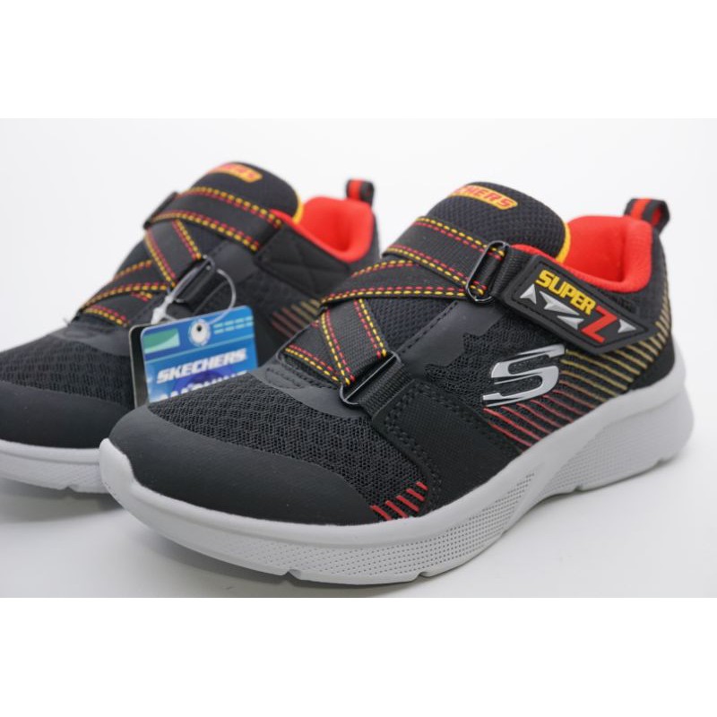 skechers kids Zstrap is back original skechers microspec zovox Black Red skechers 97536L/BKRD