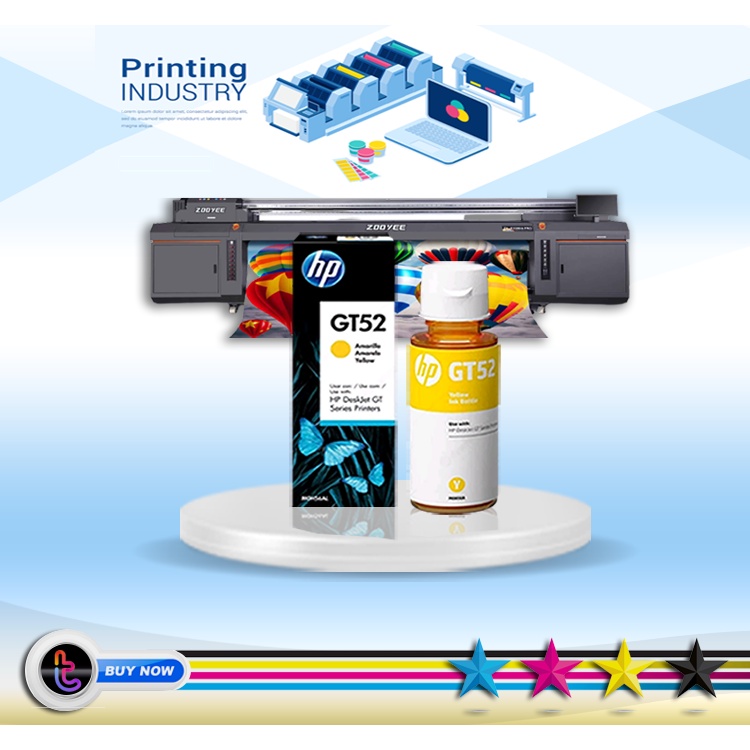 Tinta printer HP GT-51 GT-52 YELLOW ink 115 310 315 410