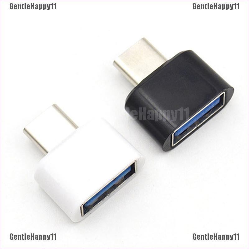 Gen 2pcs Adapter Konverter Data OTG USB Tipe C Male Ke USB 2.0 Female