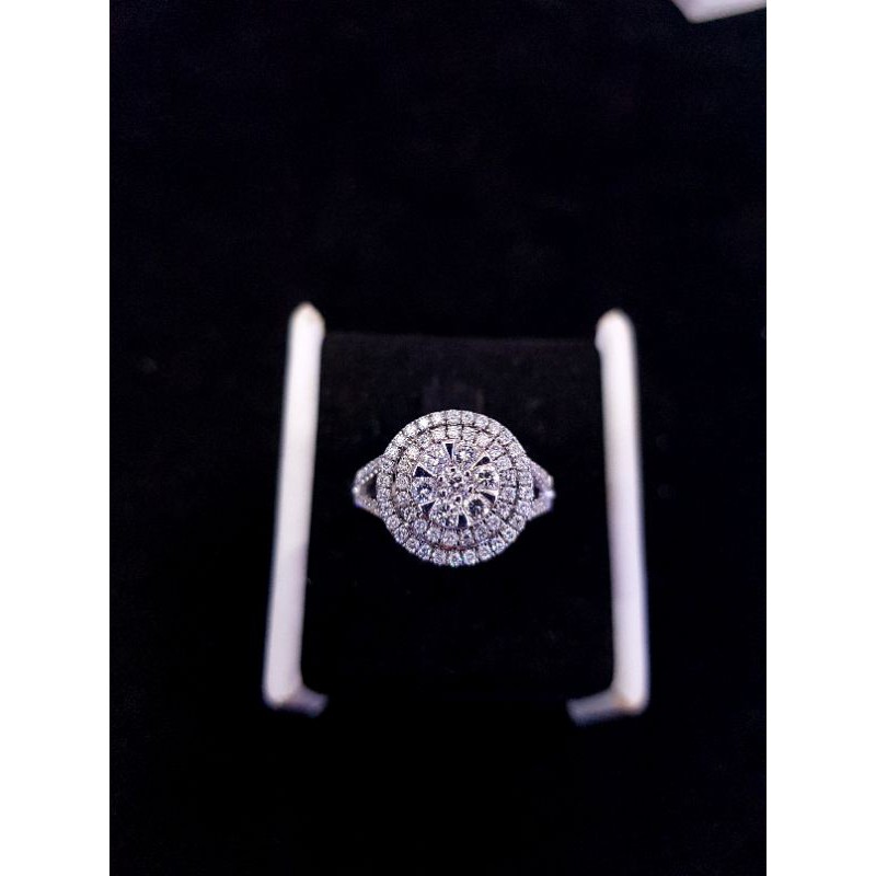 cincin model lotus borobudur emas berlian
