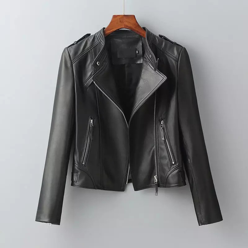 Jaket Kulit Wanita Terbaru Model Wanita Rock n Roll