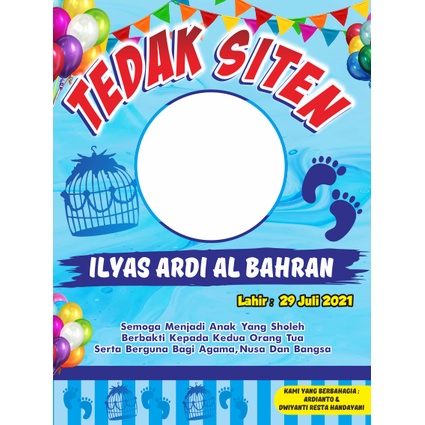 Backdrop tedak siten