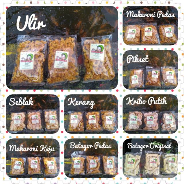 

Aneka cemilan khas bandung seblak, makaroni