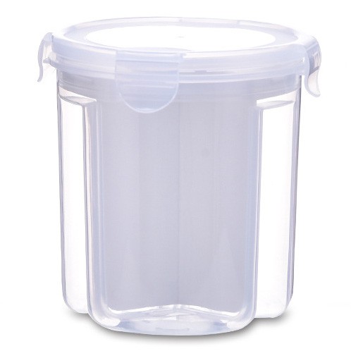 Toples Wadah Penyimpanan Kacang Sereal Oats Storage Jar 3 Slot - Murah