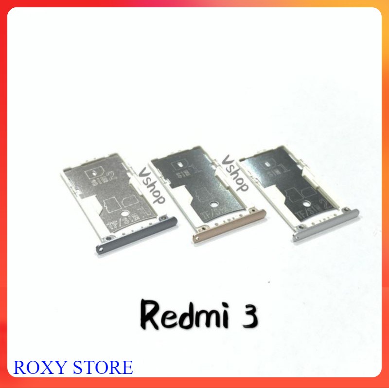 Simtray Slot Sim Card Xiaomi Redmi 3 / 3S / 3 Pro