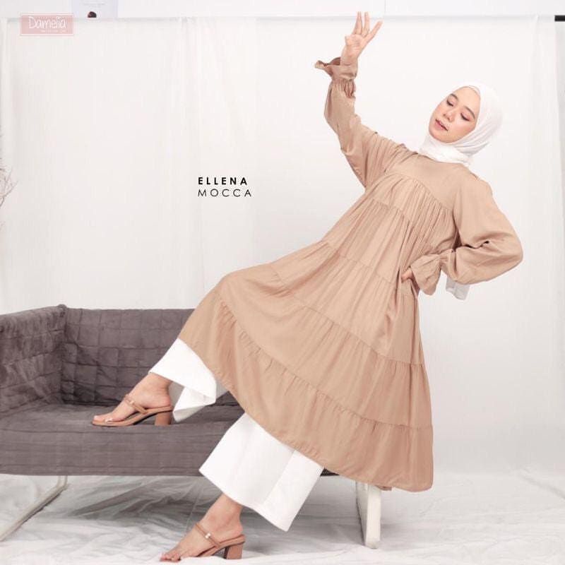 Dress Midi Katun. 7Ellena Long tunik