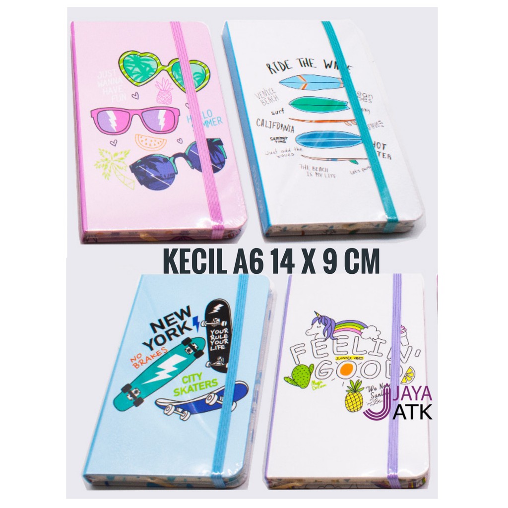 BUKU NOTEBOOK / BUKU TULIS / NOTEBOOK CATATAN KECIL LUCU UNIK SOUVENIR / MEMO LUCU BUKU DIARY A6