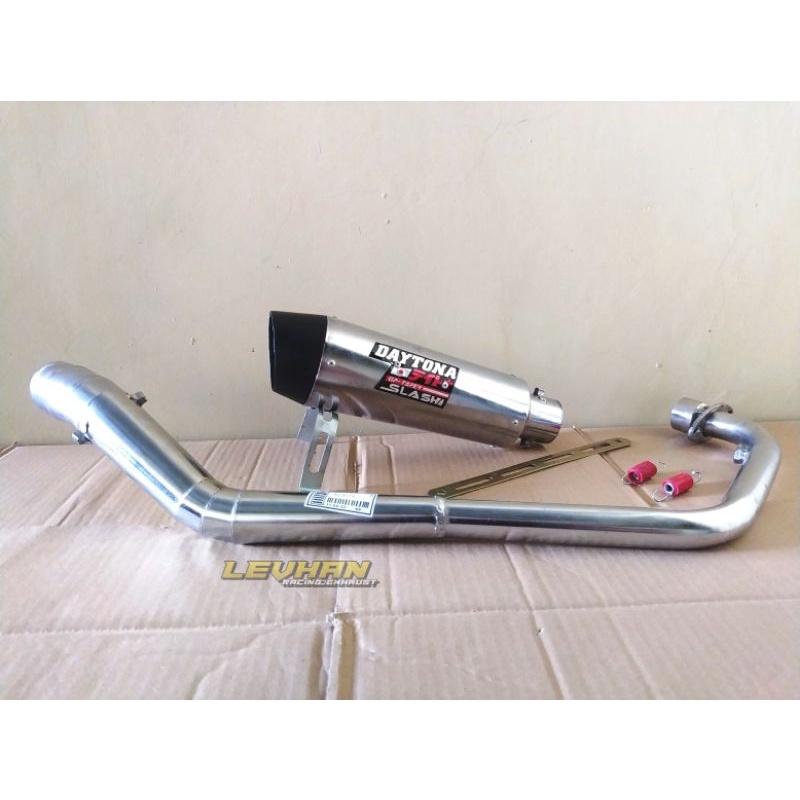 Knalpot Racing Daytona honda Sonic 150R Sonic 150