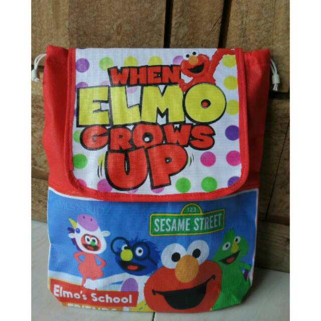 

TAS GENDONG KARAKTER KARTUN ELMO, MURAH, UNIK, TERBARU, HOT PROMO, TERLARIS, GOODIE BAG MURAH | RP9