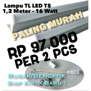 lampu TL led t5 16w 16 watt 120 cm 1,2 meter