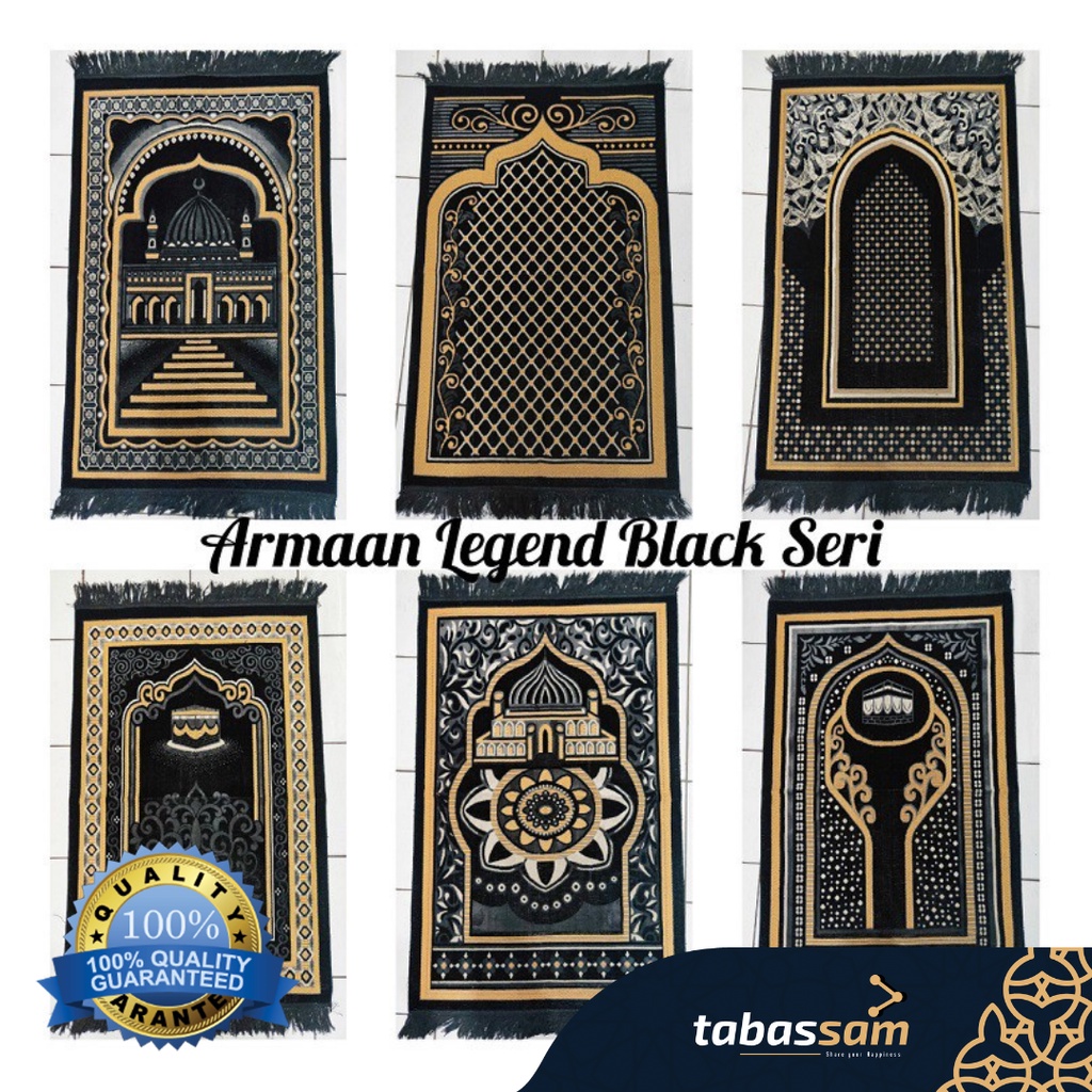 [PROMO] Tabassam ID - SAJADAH ARMAAN KECIL | Sajadah Armaan Kiswah Hitam - Sajadah Travelling - Sajadah Anak - Sajadah Muka - Sajadah Arman Kecil - Sajadah Arman Hitam - Sajadah Turki - Sajadah Turkey-1