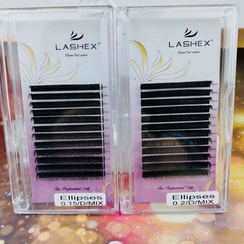 Lashex Flat Ellipse kemasan baru EDISI BARU BOX PINK