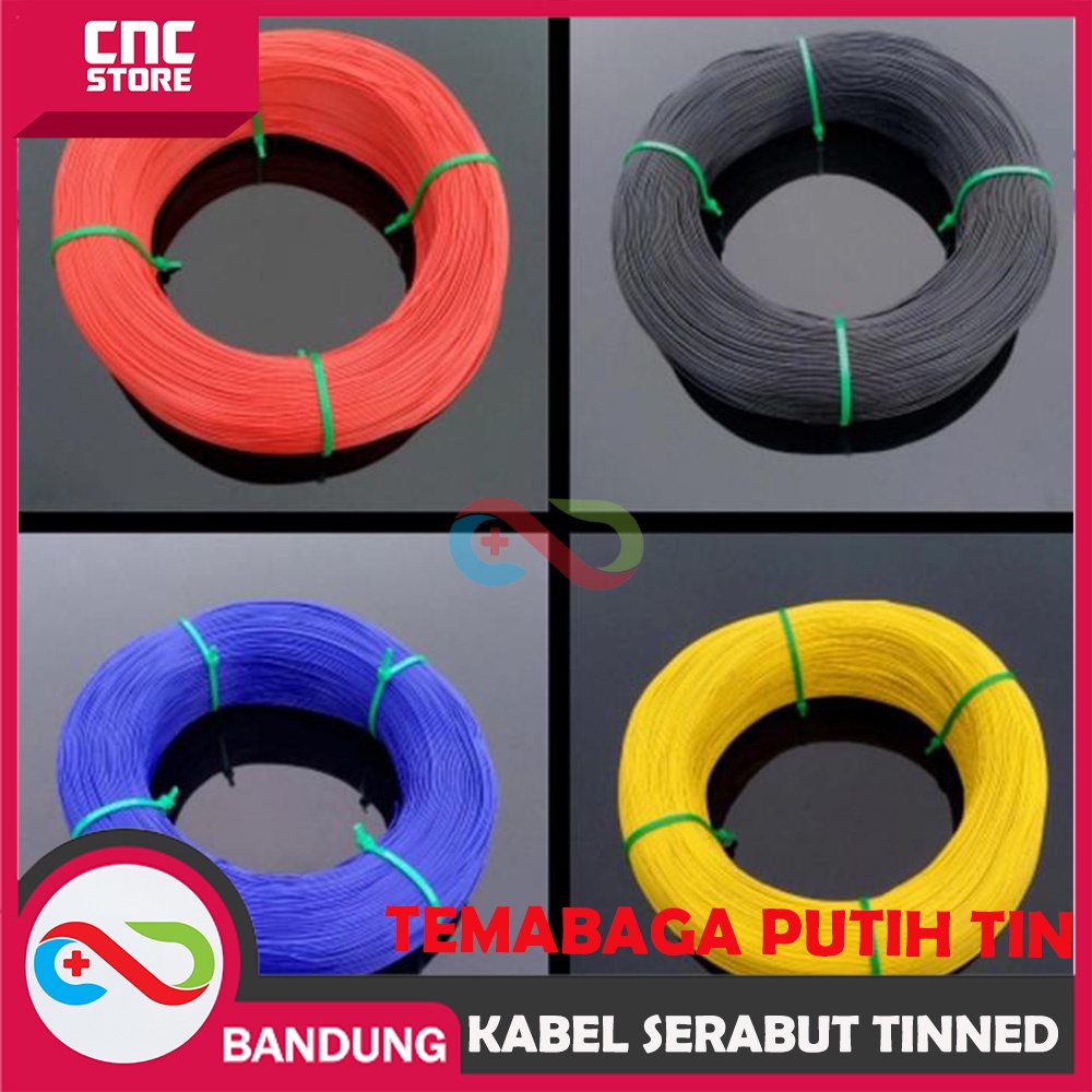 KABEL SERABUT TINNED CU TEMBAGA PUTIH TIN COATING HIGH QUALITY PER 1 METER