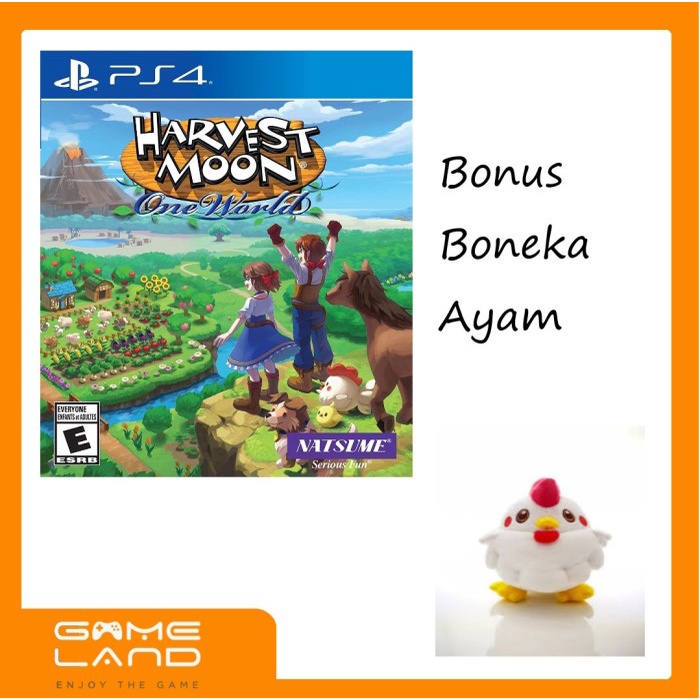 PROMO HARVEST MOON ONE WORLD BONUS BONEKA AYAM - PS4 T415T