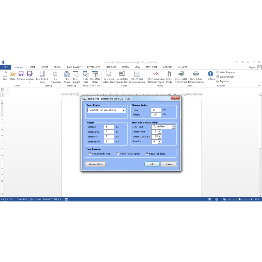 software akta notaris enotaris system word