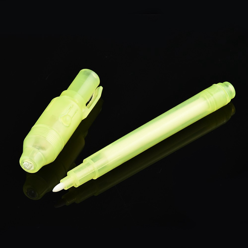 【TERSEDIA &amp; COD】3Pcs Pulpen Invisible Terlihat dengan Lampu UV