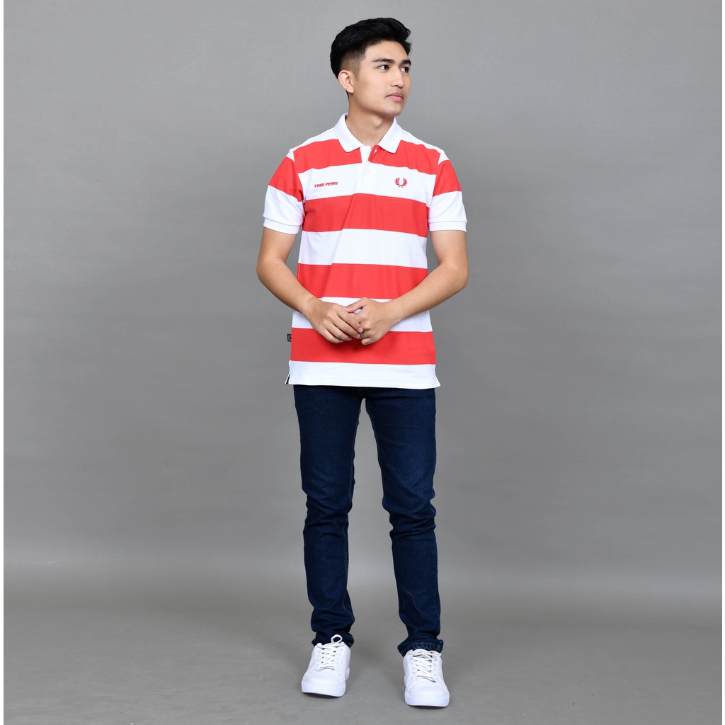 Fred_Perry Kaos Polo Shirt | Kaos Kerah Pria J8R