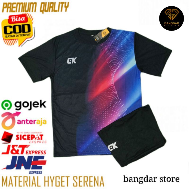 1 Set Jersey badminton / Jersey bulutangkis Jersey bola