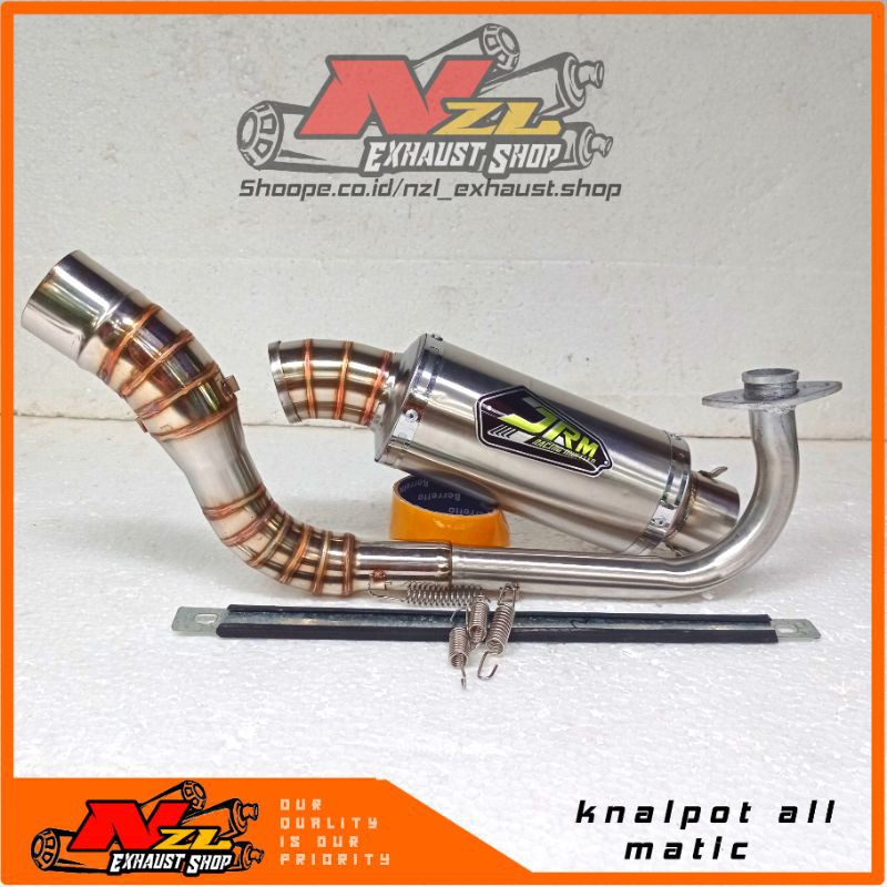 knalpot racing jrm untuk matic | knalpot vario 125 | knalpot beat | knalpot mio | knalpot nmax