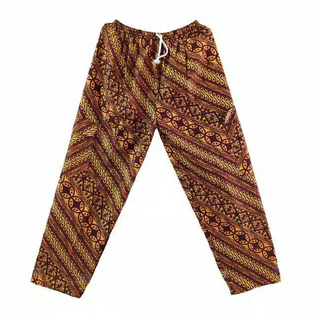Celana kolor motif batik