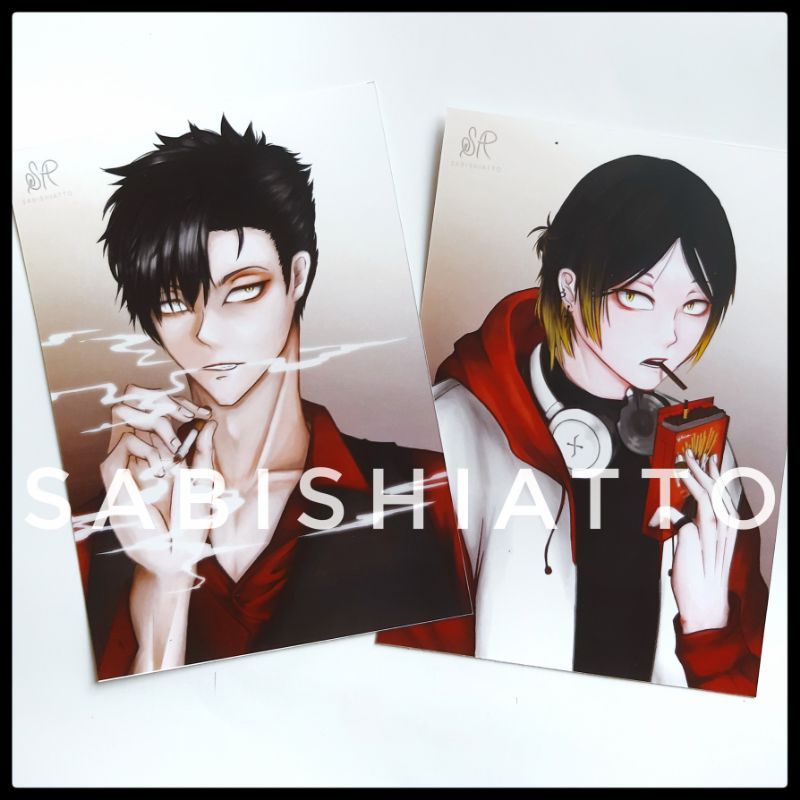 

POSTCARD Haikyuu! Kuroo and Kenma
