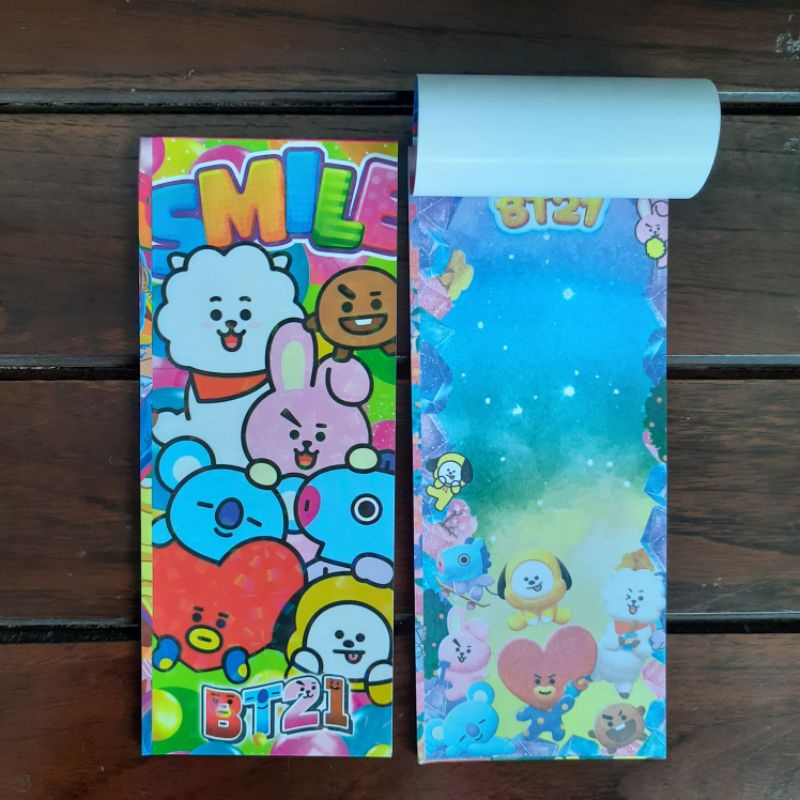 

Memo motif BT21 dan cewek cantik imut lucu
