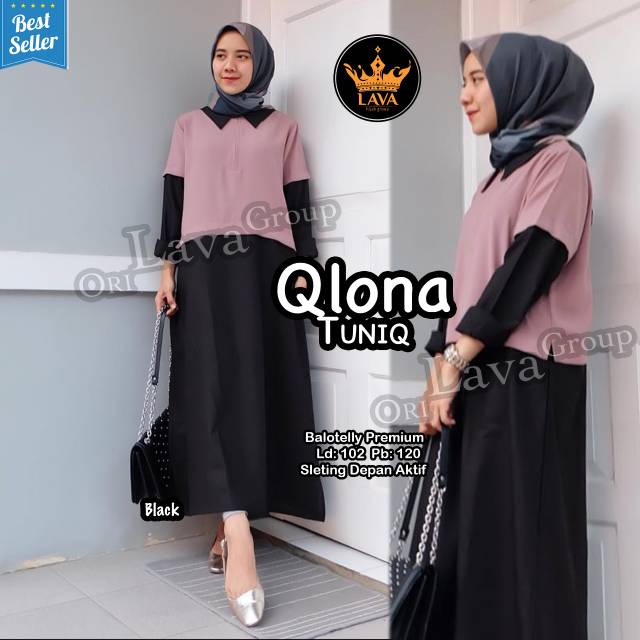 Qlona tunic lava