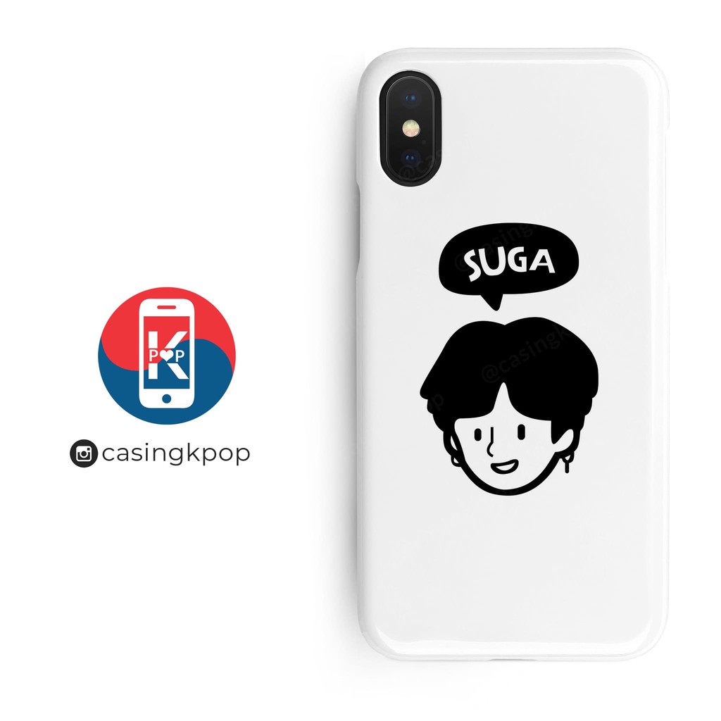 CASEME Casing HP HANDPHONE KPOP BTS WORLD SUGA