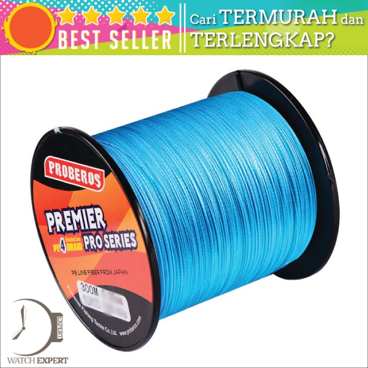 Bisa COD Benang Pancing Premier Pro Series Braided Thick 0.33mm : 0.14mm 300 Meter TaffSPORT