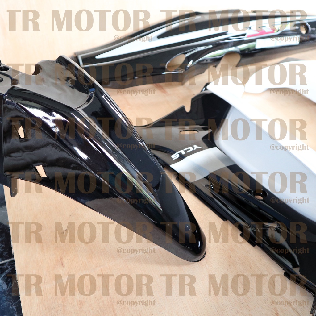 Cover Body Fizr F1zr SS Two Hitam Full Set Halus Cover Bodi Yamaha Fiz r