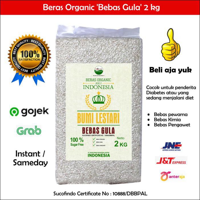 

BERAS SEHAT ORGANIK BEBAS GULA / DIABETES (WHITE RICE FREE NO SUGAR)