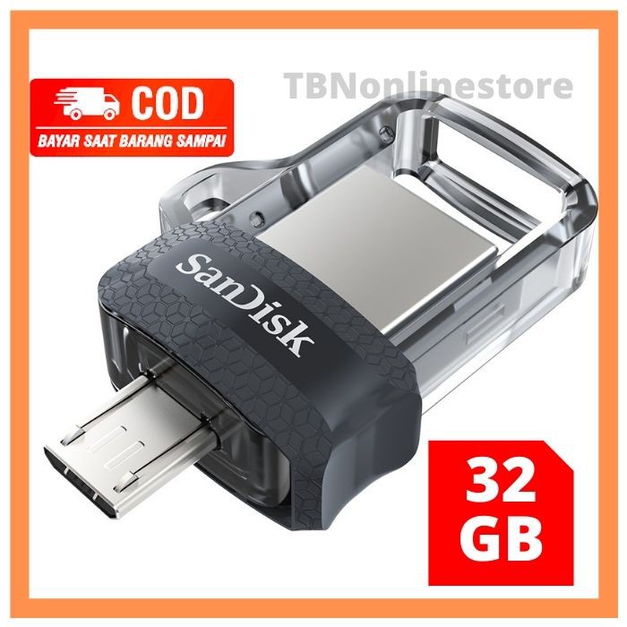 Original FD OTG SANDISK DUAL DRIVE M3.0 16GB / 32GB /64GB FLASHDISK