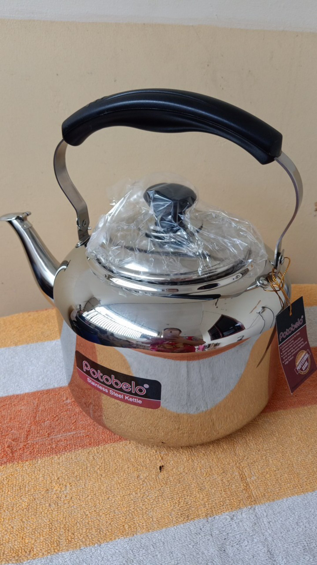 Potobelo New Kettle Stainless Steel / Teko Siul / Bunyi 5 L Cb-5.0