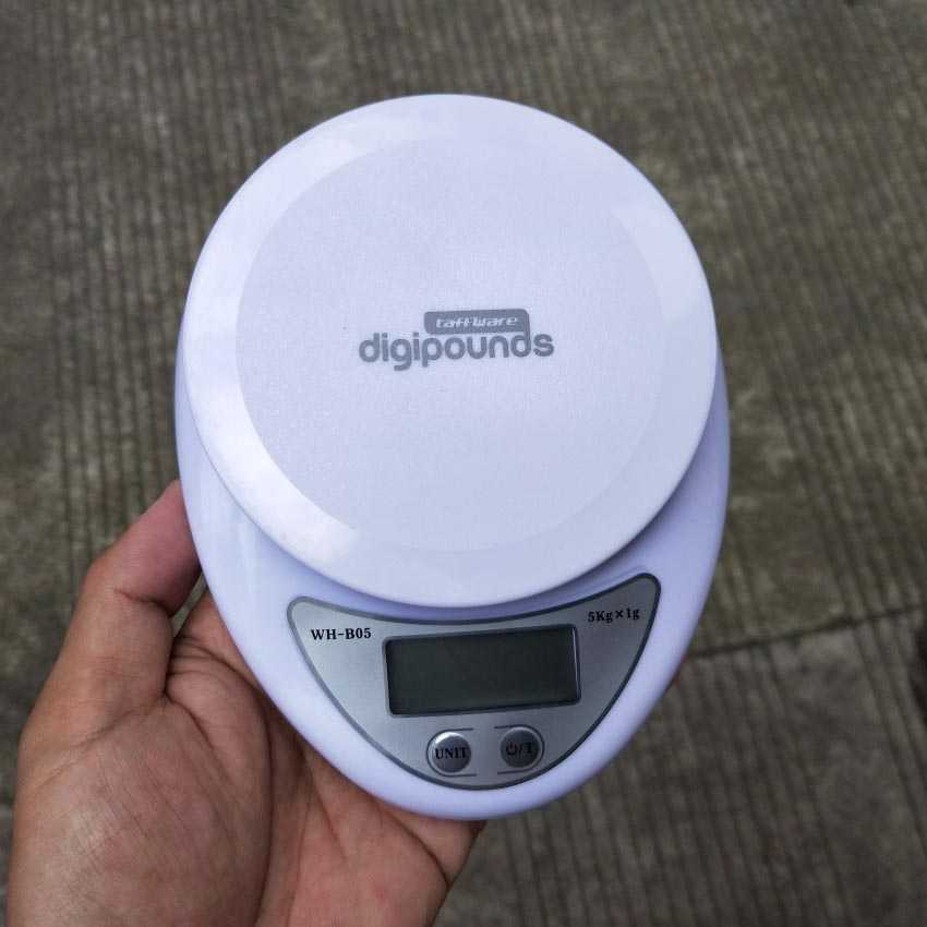 Taffware Digipounds Timbangan Mini Electronic 5Kg 1G / - WH-B05