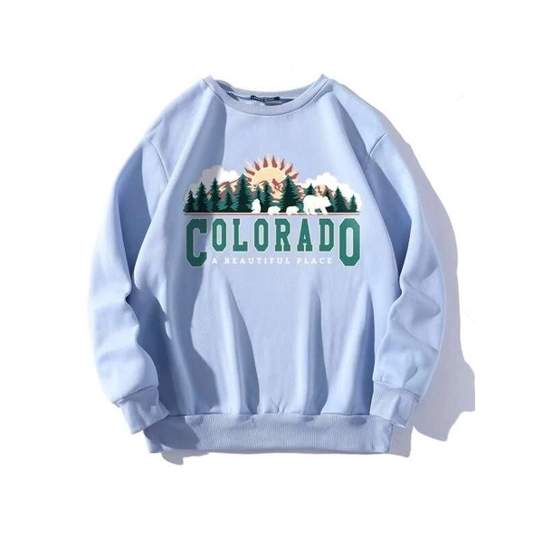 SWEATER UNISEX COLORADO - ATASAN TEBAL PREMIUM