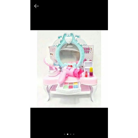 make up anak ada mejanya. mainan make up anak. meja rias anak make up anak.