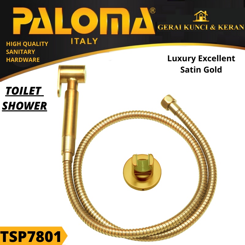 PALOMA TSP 7801 Toilet Shower Jet Washer Bidet Cebok WC SATIN GOLD