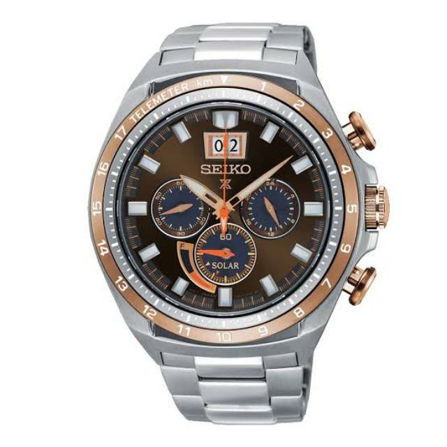 SEIKO Prospex PADI SSC664 Divers Solar Chronograph Watch Original SSC664P1 Jam Tangan Pria