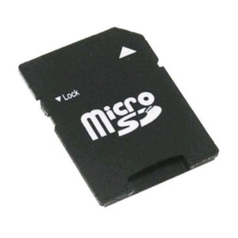 Adapter Memory Card Micro SD / Card Reader Laptop Adaptor Converter Rumah Memori MMC