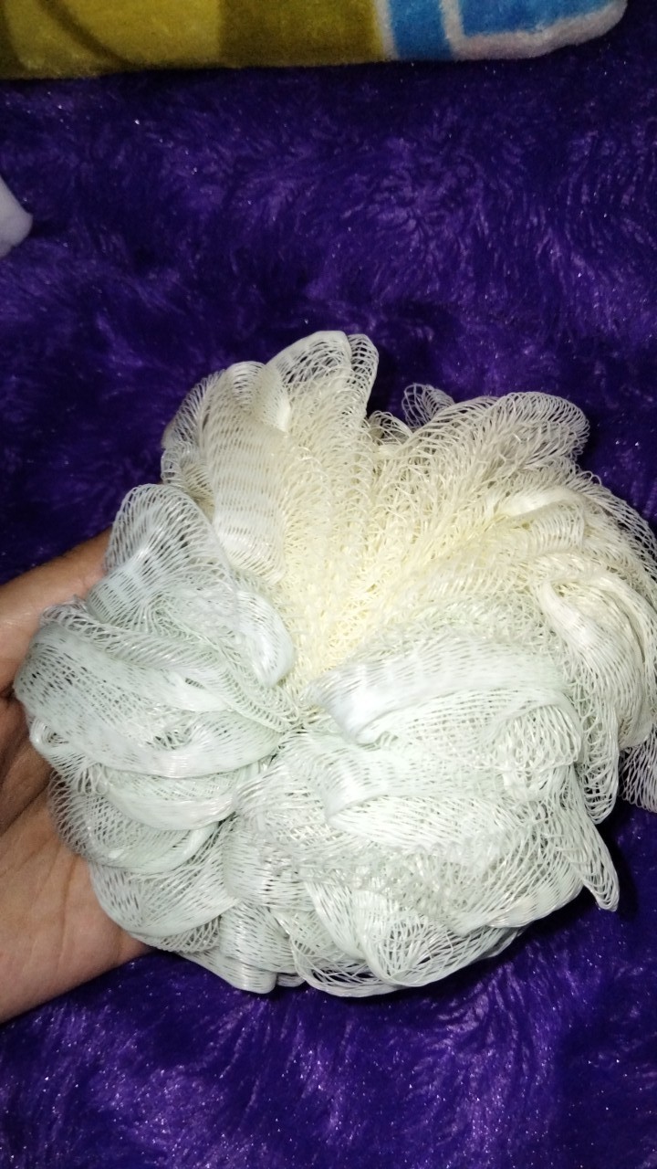 Spon Bola Jaring Mandi Busa | Shower Puff Bath Ball Foaming Sponge