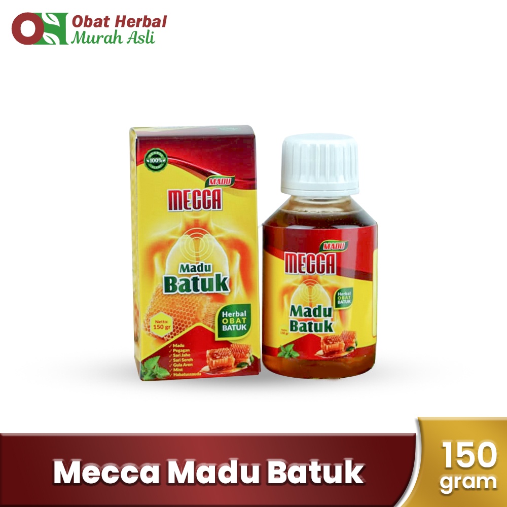 Mecca Batuk Madu Batuk Mecca / Pilek / Radang Tenggorokan Original 150 gr