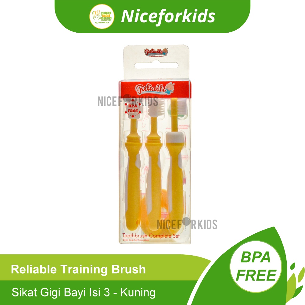 Reliable Training Toothbrush Sikat Gigi Bayi 3 Step