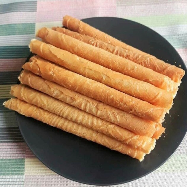 

Semprong wijen spesial/kue semprong wijen
