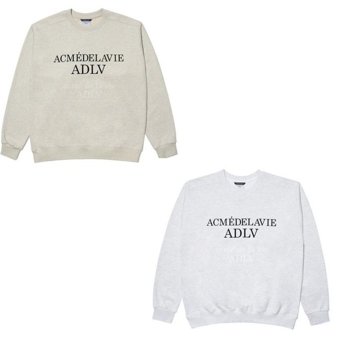 Acme De La Vie Adlv Logo Crewneck 100% Original Supplier